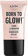 Rozświetlacz do twarzy w płynie - NYX Professional Makeup Born To Glow Liquid Illuminator — Zdjęcie N1