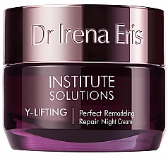 Regenerujący krem modelujący do twarzy na noc - Dr Irena Eris Y-Lifting Institute Solutions Perfect Remodeling Repair Night Cream — Zdjęcie N1