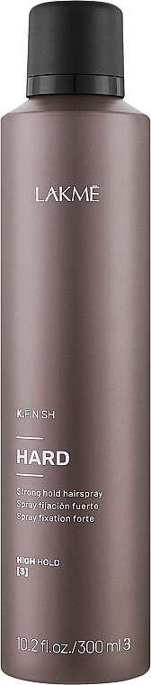 Mocno utrwalający lakier do włosów - Lakme K.Finish Hard Strong Hold Hair Spray  — Zdjęcie N1