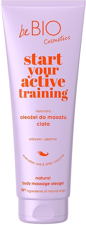 Żel do masażu - BeBio Natural Oleogel For Body Massage — Zdjęcie N1