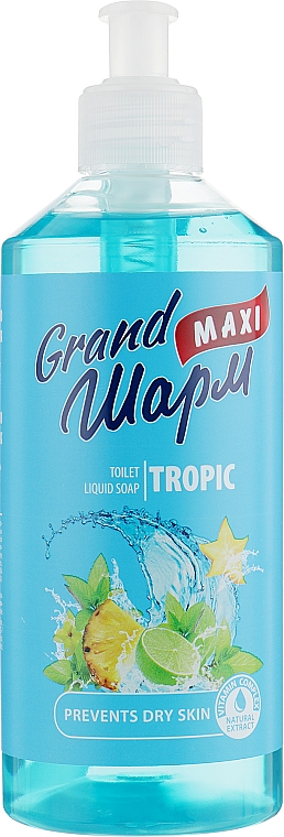 Mydło w płynie Tropic - Grand Sharm Maxi Tropic Toilet Liquid Soap — Zdjęcie N1