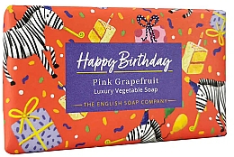Mydło z różowym grejpfrutem - The English Soap Company Occasions Collection Pink Grapefruit Happy Birthday Soap — Zdjęcie N1