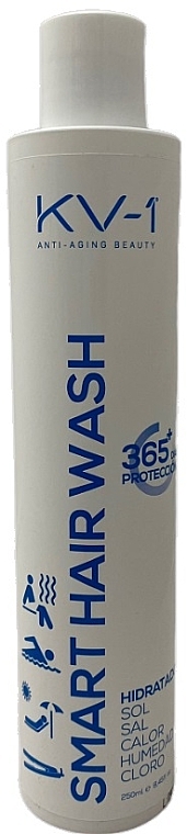 Kremowa odżywka do włosów z keratyną i kolagenem - KV-1 365+ Smart Hair Wash Hidratador — Zdjęcie N1