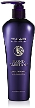 Kup Odżywka do korekty koloru i odżywiania włosów - T-LAB Professional Blond Ambition Purple Treatment