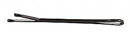 Wsuwki, 6 cm, czarne - Lussoni Hair Grips Black — Zdjęcie N1