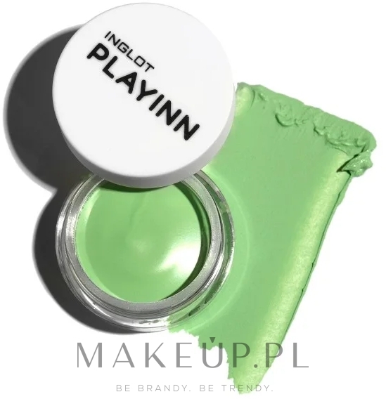 Wodoodporny eyeliner w żelu - Inglot Playinn Waterproof Gel Eyeliner — Zdjęcie 49 - Electric Green