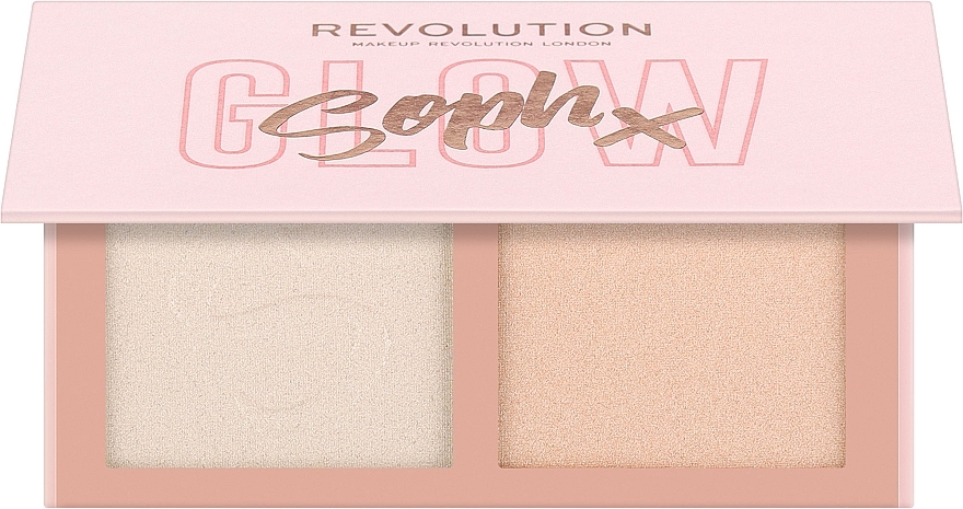 Podwójny rozświetlacz do twarzy - Makeup Revolution X Soph Face Palette Duo — Zdjęcie N1