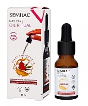 Regenerujący olejek do paznokci i skórek - Semilac Nail Care Oil Ritual  — Zdjęcie N1