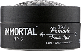 Kup Wosk do włosów Kultowy - Immortal NYC Pomade Cream "Iconic Men"