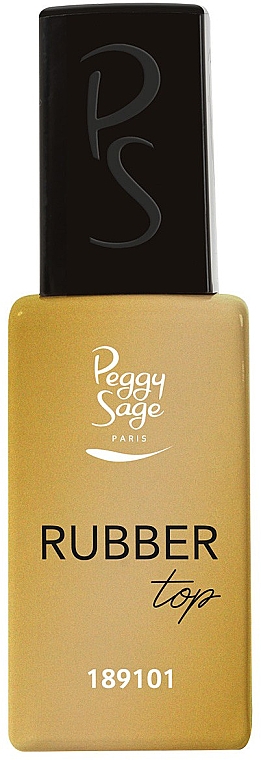 Kauczukowy top do paznokci - Peggy Sage Flexible Semi-Permanent Rubber Top — Zdjęcie N1