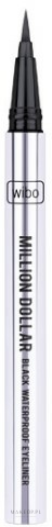 Wodoodporny eyeliner do powiek - Wibo Million Dollar Eyeliner Waterproof — Zdjęcie Black
