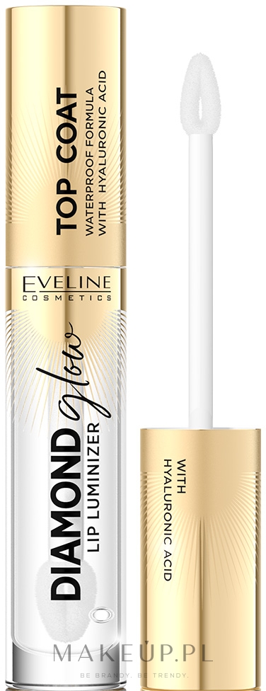 Błyszczyk do ust z kwasem hialuronowym - Eveline Cosmetics Diamond Glow Lip Luminizer — Zdjęcie 01