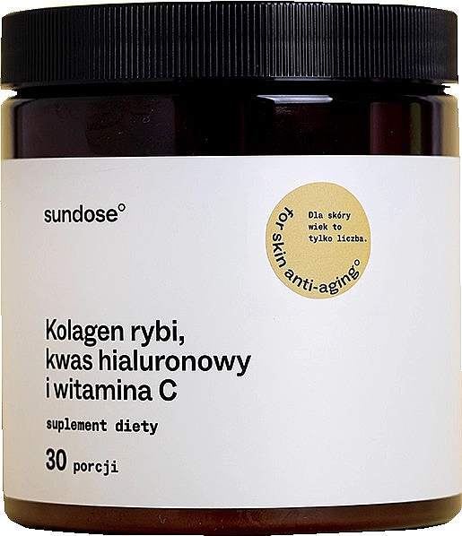Suplement diety z kwasem hialuronowym, witaminą C i kolagenem - Sundose For Skin Anti-Aging — Zdjęcie N1