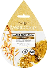 Kup Odbudowująca maska do włosów Owies i złota glinka - Marion Vegandrop Oat & Golden Clay Hair Mask