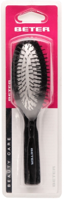 Masująca szczotka do włosów (nylonowe włosie, 17,5 cm) - Beter Beauty Care — Zdjęcie N1