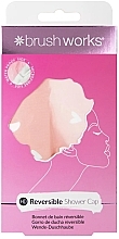 Kup Dwustronny czepek prysznicowy - Brushworks Reversible Shower Cap Heart Pattern