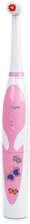 Elektryczna szczoteczka do zębów dla dzieci GTS1000K, różowa - Dr. Mayer Kids Toothbrush — Zdjęcie N1