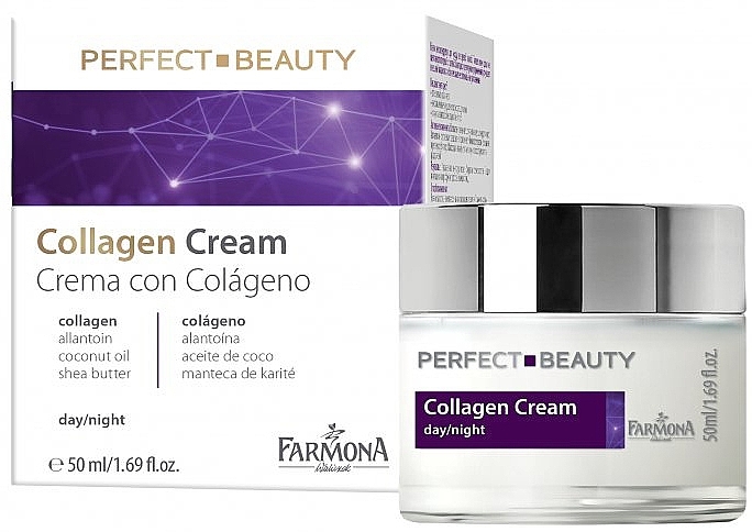 Kolagenowy krem do twarzy - Farmona Perfect Beauty Collagen Cream — Zdjęcie N1