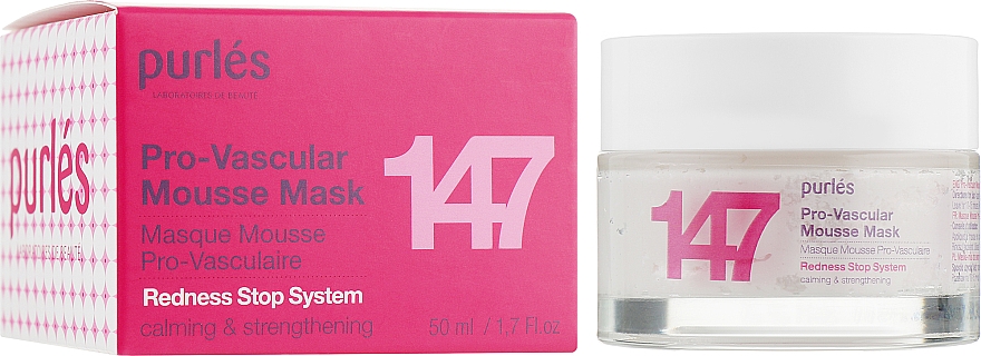 Maska w piance na naczynka - Redness Stop System Pro-Vascular Mousse Mask 147 — Zdjęcie N1