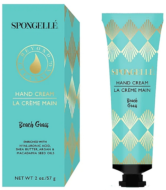 Nawilżający krem do rąk - Spongelle Beach Grass Hand Cream — Zdjęcie N1