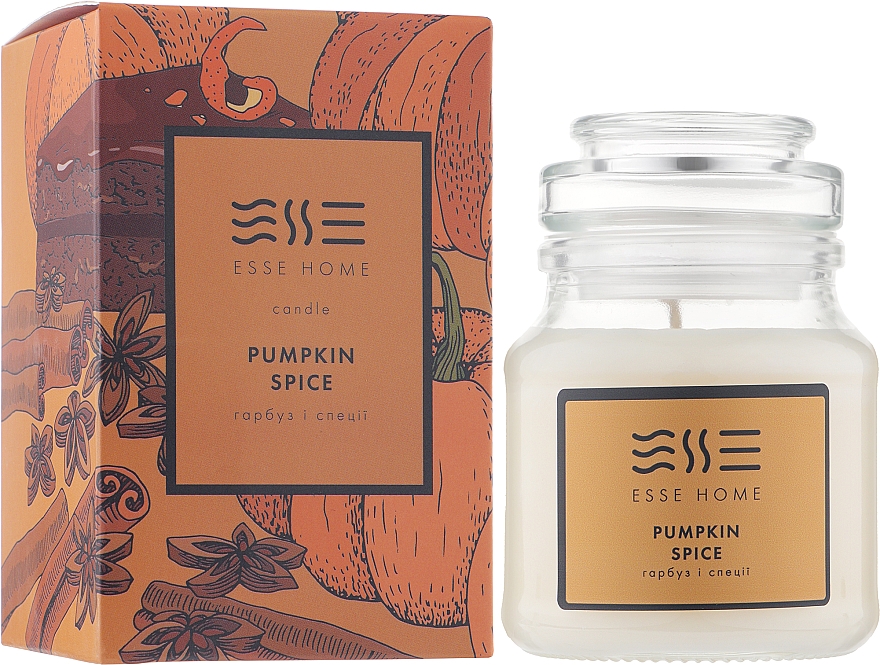 Świeca zapachowa Przyprawy i dynia - Esse Home Pumpkin & Sice Candle — Zdjęcie N1