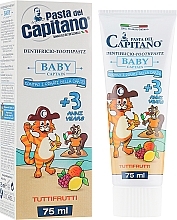 Kup PRZECENA! Pasta do zębów dla dzieci 3+ o smaku owocowym - Pasta del Capitano *