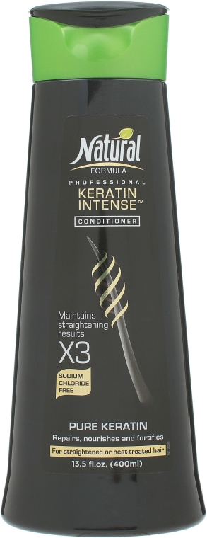 Intensywna odżywka do włosów na bazie keratyny - Natural Formula Keratin Intense Conditioner — Zdjęcie N1