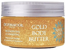 Kup Olejek do ciała po opalaniu - Dermacol After Sun Gold Regenerating Shimmering Body Butter