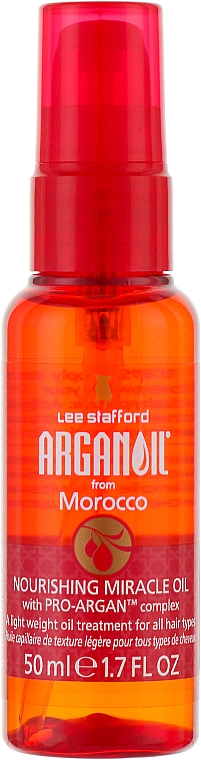 Odżywczy olejek arganowy do włosów - Lee Stafford Arganoil From Marocco Agran Oil Nourishing Miracle Oil — Zdjęcie N1