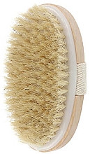Kup Drewniana szczotka z naturalnym włosiem do mycia i masażu ciała - Yeye