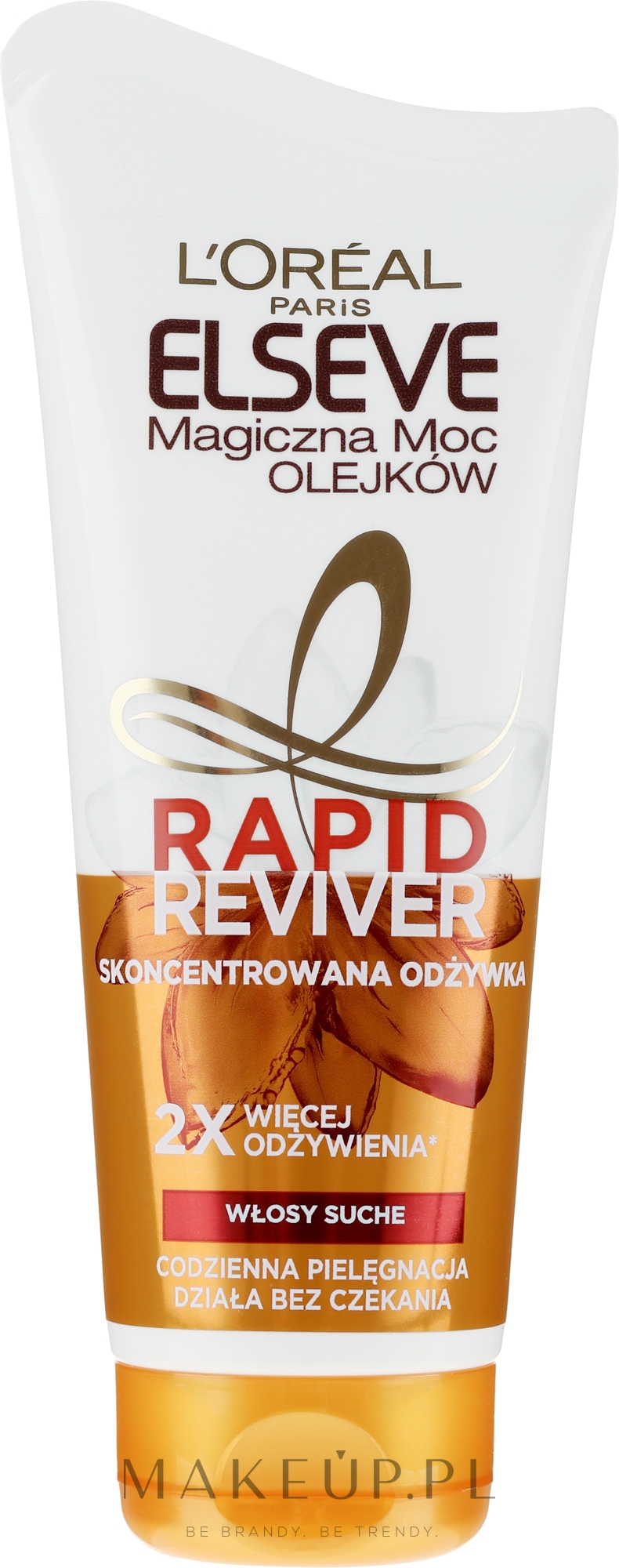 Skoncentrowana odżywka do włosów suchych Magiczna moc olejków - L'Oréal Paris Elseve Rapid Reviver — Zdjęcie 180 ml