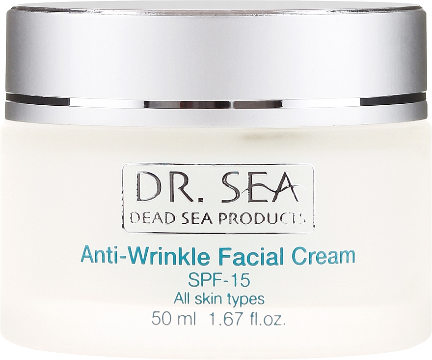 Przeciwzmarszczkowy krem do twarzy SPF 15 - Dr Sea Anti-Wrinkle Facial Cream — Zdjęcie N2