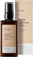 Odżywczy olejek arganowy do włosów - IUNIK Argan Nourishing Hair Oil — Zdjęcie N1