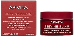 Ujędrniający krem na noc o działaniu regenerującym - Apivita Beevine Elixir Intense Recovery Lift Night Cream — Zdjęcie N2