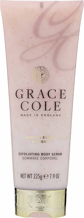 Peeling do ciała Kwitnąca wanilia i piwonia - Grace Cole Vanilla Blush & Peony Body Scrub  — Zdjęcie N1