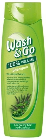 Szampon z ziołami do włosów przetłuszczających się - Wash&Go  — Zdjęcie N1