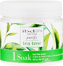 Kup Oczyszczająca sól do kąpieli dłoni i stóp z ekstraktem z drzewa herbacianego - IBD Spa Tea Tree Purify Pedi Spa Soak