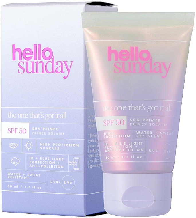 Przeciwsłoneczna baza pod makijaż - Hello Sunday The One That’s Got it All Face Primer SPF50 — Zdjęcie N2