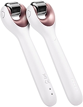 Kup Wałek do twarzy z mikroigłami - Geske Microneedle Facial Roller 9 In 1 White Rose Gold