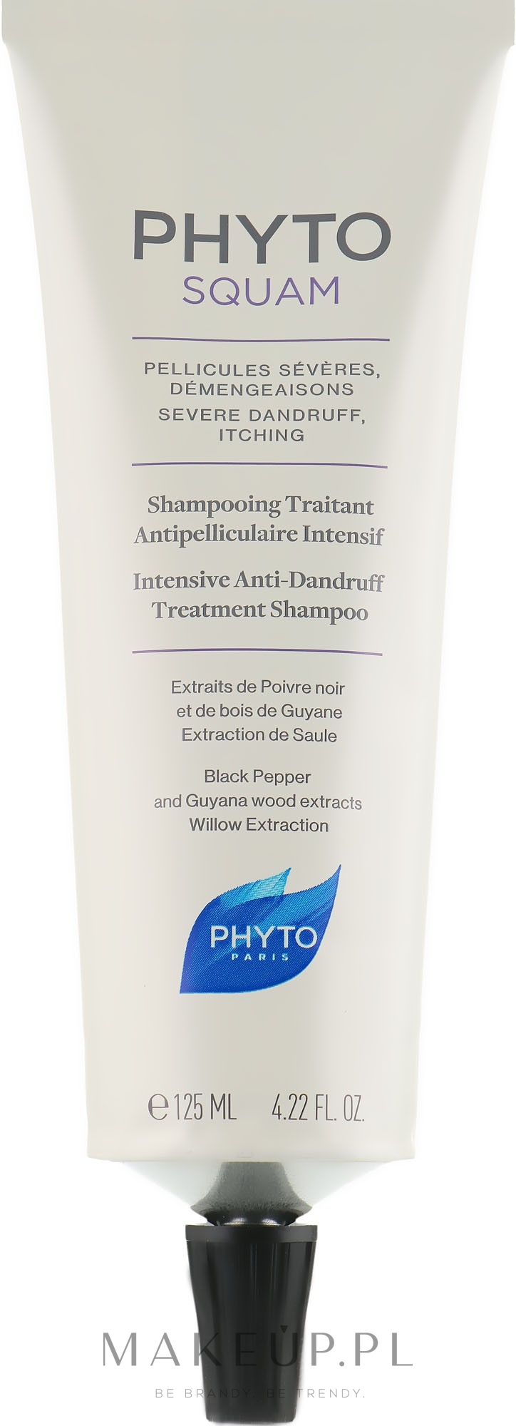 Intensywny szampon przeciwłupieżowy do włosów - Phyto Phytosquam Intensive Anti-Dandruff Treatment Shampoo — Zdjęcie 125 ml