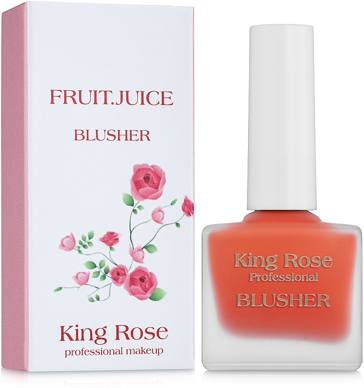 Płynny róż do policzków - King Rose Fruit Juice Blusher