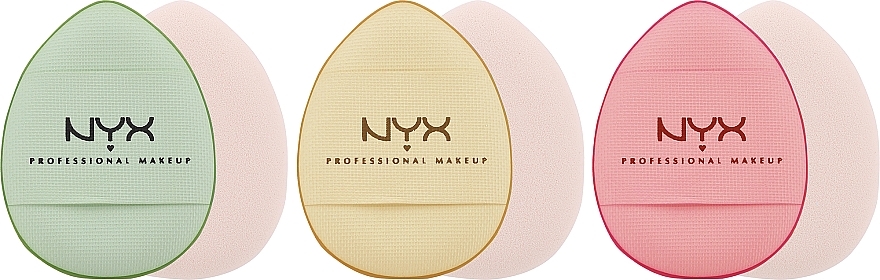 PREZENT! Minigąbki do makijażu, 3 szt. - NYX Professional Makeup — Zdjęcie N1