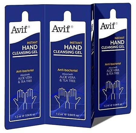 Środek do dezynfekcji rąk - Avif Instant Hand Cleansing Gel (szaszetka) — Zdjęcie N2