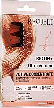 Ampułki wzmacniające włosy od nasady z biotyną - Revuele Active Hair Concentrate Biotin + Ultra Volume — Zdjęcie N2