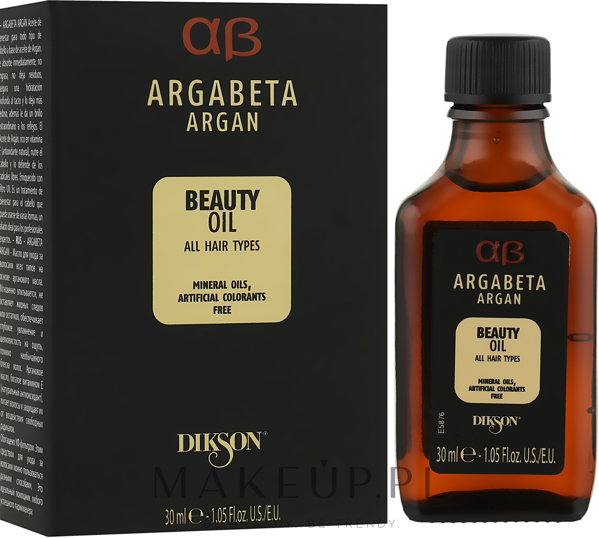 Olejek do włosów - Dikson ArgaBeta Beauty Oil — Zdjęcie 30 ml