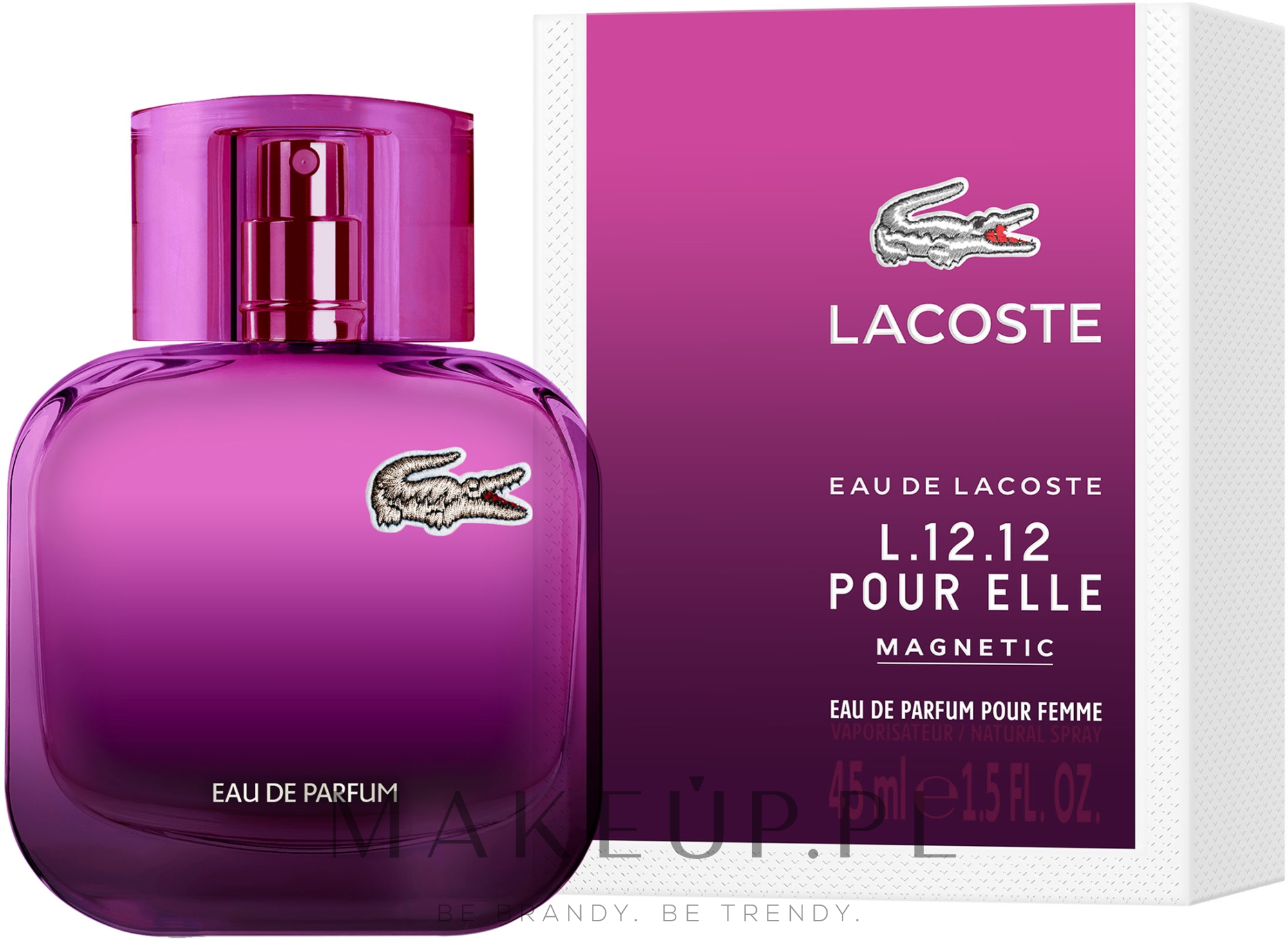 Lacoste Eau De L.12.12 Pour Elle Magnetic - Woda perfumowana — Zdjęcie 45 ml