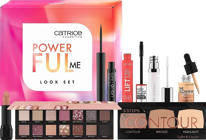Zestaw do makijażu, 7 produktów - Catrice Make up Look Set Powerful Me — Zdjęcie N1