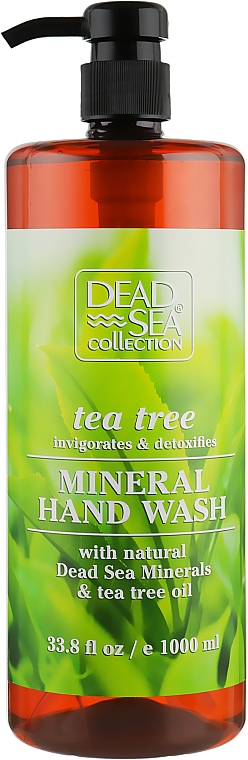 Mydło w płynie do rąk z minerałami z Morza Martwego i olejkiem z drzewa herbacianego - Dead Sea Collection Tea Tree Hand Wash