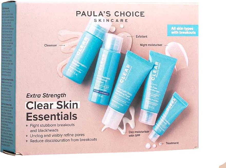 Zestaw, 5 produktów - Paula's Choice Extra Strength Clear Skin Essentials Set — Zdjęcie N1