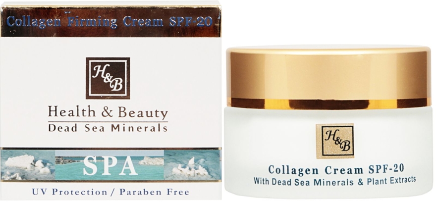 Kolagenowy krem ujędrniający - Health And Beauty Collagen Firming Cream SPF 20